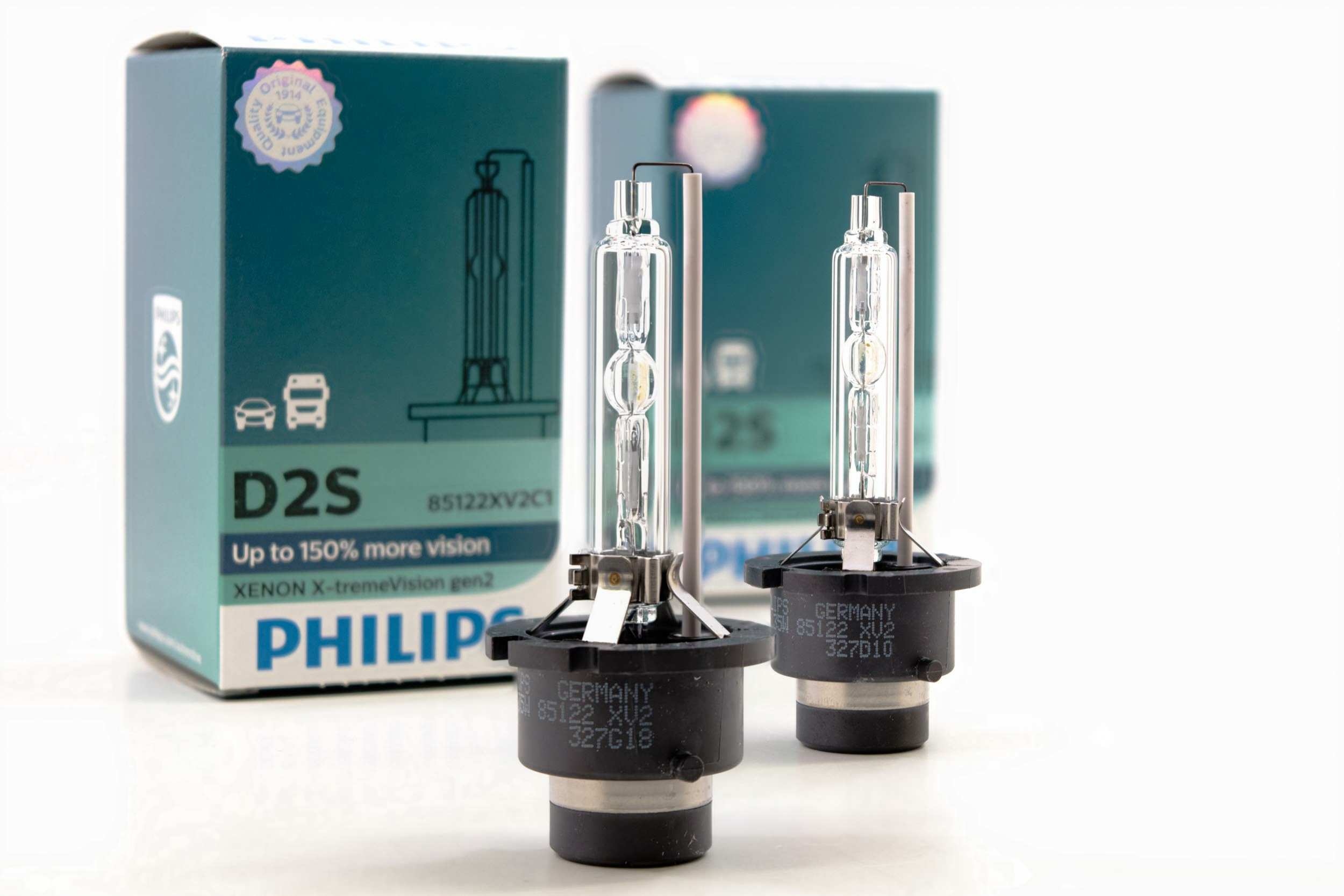 D2S: Philips 85122 XV2 Xtreme Vision 4800K HID Bulbs | TRS B101